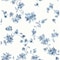 Chesapeake Cyrus Blue Festive Floral Wallpaper 3115-24481 - alternate 1