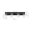 Jonathan Y Irving 27.75" 4-Light Seeded Glass/Iron Modern Contemporary LED Vanity Light, Black JYL7558B - alternate 5