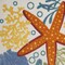Homeroots 5' X 8' Blue Yellow And Orange Starfish Indoor Outdoor Area Rug 546832 - alternate 4