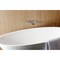 Kingston Brass Two-Handle Wall Mount Tub Faucet with Knurled Handle, Polished Chrome KS5021RKX - alternate 3