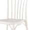 Homeroots Set of Four 22" White Heavy Duty Plastic Outdoor Stacking Dining Chairs 565184 - alternate 4