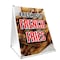 Signmission Fresh Cut French Fries, 36 Inch x 24 Inch A-frame Yard Sign, Plastic Sign SBC-2436-Fresh Cut French Fries - alternate 1