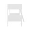 Flash Furniture Dallas Bunk Bed Twin Over Twin, Convertible Slatted Solid Wood Bunk Bed Frame w/Ladder, White MG-0900-31-TTB-WH-GG - alternate 3