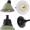 Jonathan Y Croydon 9.63" 1-Light Farmhouse Industrial Iron LED Gooseneck Arm Outdoor Sconce, Matte Olive Green JYL7612I - alternate 3
