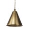 Homeroots Gold Single Metal Dimmable Ceiling Light With Gold Shades 611618 - alternate 1