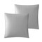 Homeroots Gray Queen Polyester 220 Thread Count Washable Duvet Cover Set 529044 - alternate 5
