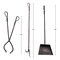 Kings County Tools 3PC Fireplace Tool Set Hand Forged Iron Fireplace Tools for Fireplaces, Fire Pits, or Woodstoves GW89A05-13 - alternate 4