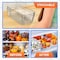Lifemaster Multi-Purpose Refrigerator Bins, Stackable Organizer with Grip Handles, 10PK LMFRD100G - alternate 4