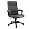 Elama High Back Adjustable Faux Leather Office Chair in Black ELM-F-016 - alternate 1