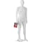 Topmaster Male Mannequin, 38'' Chest, 360 Deg Design, Adjustable Posture, Turnable Head, White TPMANQMAL - alternate 1