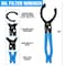 Neiko Oil Filter Wrench, 12 in Adjustable Oil Filter Pliers, Fits 2-0.375 in to 4-0.5 in 03422A - alternate 3