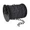 Mr. Chain 2" x 125' Slate Gray Plastic Safety Chain - Reel 50157 - alternate 1