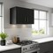 Homeroots 28" Black Wall mounted Accent Cabinet With Seven Shelves And Six Drawers 546374 - alternate 8