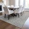 Homeroots 10' X 14' Gray And Ivory Geometric Washable Indoor Outdoor Area Rug 596937 - alternate 3
