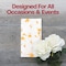 Smarty Had A Party White with Gold Paint Splatter Paper Dinner Napkins 600 Napkins, 600PK 3192-CASE - alternate 5