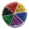 Officemate Assorted Size Paper Clips, 1"/1.75", Smooth, Assorted Colors, 450PK 97227 - alternate 2