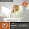 Vaxcel Harper 5 in W 1-Light Gold Brass Mid-Century Modern Bathroom Vanity Light Wall Fixture W0472R - alternate 6