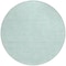 Homeroots 8' Aqua And Ivory Round Geometric Washable Indoor Outdoor Area Rug 602409 - alternate 5