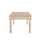 Homeroots 84" White Solid Wood Dining Table 521839 - alternate 3