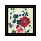 Homeroots Japanese Blossoms Black Framed Print Wall Art 530143 - alternate 1
