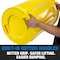 Magnum Tool Yellow 32 Gallon Trash Can Set (Trash Can, Quiet Dolly, and Reinforced Lid) (2 Set) CMTC-CLD0-32Y02 - alternate 7