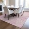Homeroots 5' X 8' Pink And Ivory Abstract Washable Indoor Outdoor Area Rug 597041 - alternate 4