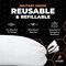 Xpose Safety Woven White Polypropylene Sandbags, 14x26 in, 50 lb Capacity, Reusable Flood Protection, 10PK SBW-1426-10-X - alternate 3