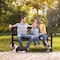 Vevor Outdoor Bench 46 in Metal Garden Bench 480 lbs Park Patio Yard Porch Bench wkl-734 - alternate 2