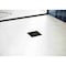 Hansgrohe RainDrain Brilliance Point Drain Set 4"x 4" Trim Tileable Rear Cover and Rough in Matte Black 56130671 - alternate 2