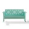 Crosley Azalea Retro Outdoor Sofa Glider CO1034-AQ - alternate 4
