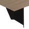 Regency Array 192in Conference Table with Power Data Grommet- Noble Oak/ Black ACT19248NOBK - alternate 6