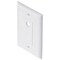 Steren TV Wall Plate 1-Hole Offset Decorator Wh 200-263WH - alternate 1