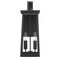 Homeroots Alden 2-Light Matte Black Wall Light 398456 - alternate 3