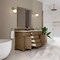 James Martin Vanities Brookfield 60 in. Double Vanity, Pecan w/3 CM Eternal Jasmine Pearl Silestone Top 547-V60D-PCN-3EJP - alternate 4