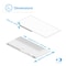 Infibrite Single Color 2x4 5200 / 6500 / 7800 Lumen 0-10V Adjustable Watt Backlit Panel Light, 4PK IB-019-5-MW-10V-4PK - alternate 2