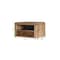 Homeroots 18" Oak Solid Wood One Drawer Floating Nightstand 722572 - alternate 3