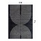 World Rug Gallery Contemporary Arch Design Area Rug 5 ft x 7 ft Black WR94BLACK5X7 - alternate 4