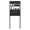 Homeroots 25" Black Wood Freestanding Double Door Bathroom Vanity 543620 - alternate 4