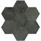Apollo Tile Zenith 9 x 11 in. Matte Charcoal Gray Porcelain Hexagon Wall and Floor Tile 8.07 sq ft/case, 16PK APLHEX88LAVA - alternate 6