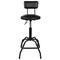 Performance Tool Pneumatic Stool w/Removable Backrest, Adjustable, Swivel Seat, 330lb W85016 - alternate 5