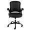 Elama Mid Back Adjustable Mesh and Fabric Office Chair in Black ELM-F-021 - alternate 4