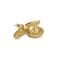 Homeroots 8in Gold Bumble Bee Cast Iron Vanity Tray 483169 - alternate 4