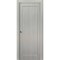 Sartodoors Pocket Interior Door, 24" x 84", Gray QUADRO4111PD-KS-2484 - alternate 3