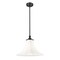 Z-Lite Fleur Matte Black 1 Light Pendant 1958P16-MB - alternate 3