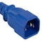 Sanoxy 6ft 14 AWG 15A 250V Power Cord IEC320 C14 to IEC320 C19, Blue SNX-CBL-LDR-PW134-2206 - alternate 2
