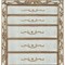 Homeroots 19" X 42" X 56" Antique Gold Wood Mirror Chest 347062 - alternate 2