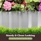 Pure Garden Metal Edging for Landscaping 6.25in x 16.5ft Flexible Corrugated Galvanized Steel Landscape Edging 50-197 - alternate 3