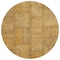 Homeroots 8' Peach Gray And Charcoal Round Patchwork Washable Indoor Outdoor Area Rug 581589 - alternate 3