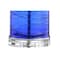 Jonathan Y Cole 27.5" Modern Fused Glass Cylinder LED Table Lamp, Cobalt, 2PK JYL4017D-SET2 - alternate 6