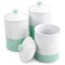 Martha Stewart Stoneware Canister and Lid 3 Piece Set in Blue and White 97379.06 - alternate 3